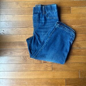 Kim Rogers Dark Blue Straight Leg Capri Jeans